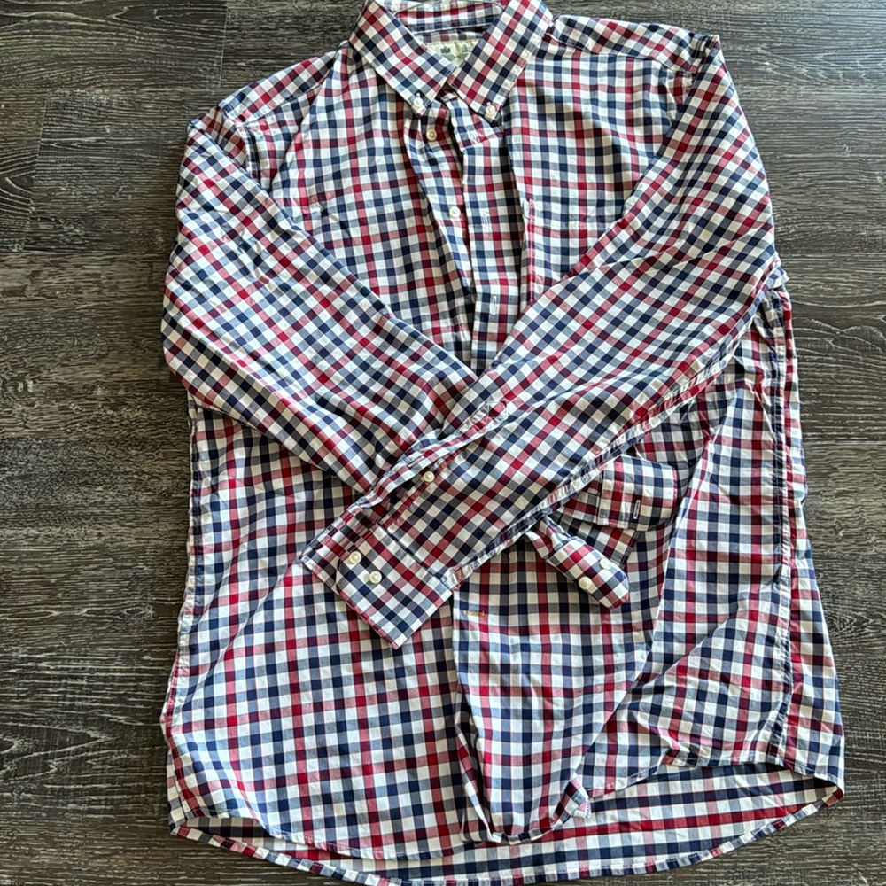 Barbour Tailored Fit Long Sleeve Mens Flannel
